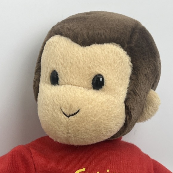 Gund Kohls Care Curious George Vintage Plush Red Shirt 2001 11" - Picture 3 of 7